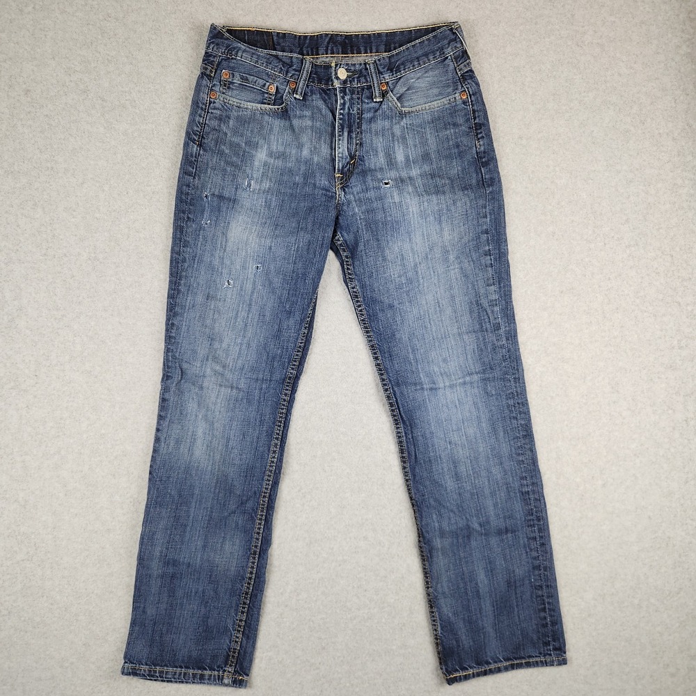 Levis 514 Slim Straight Jean Mens Size 31x30 Lightweight Stretch Denim Work Pant